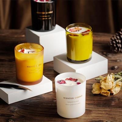 China Birthdays Christmas Crystal Dry Flowers Scented Cereal Candle Lighter Making Machine Gift Healing Candle for sale