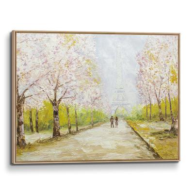 China Impressionist Bloom in Paris 3D Giclee print painted abstract oil painting for living room wall, home office decor OTHER paintings for sale