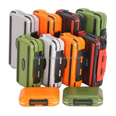 China Durable Customizable Color Bilateral Lead Fishing Accessories Non Slip And Tackle Waterproof Container Plastic Fishing Tackle Box for sale