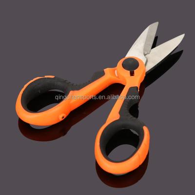 China Portable Stainless Steel Thongsscissors Accessories Pliers Cutting Durable Fishing PE Braided Wire Attracting Carp Tools for sale