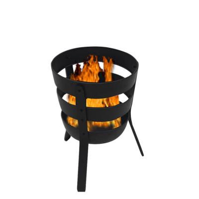 China Stocked USA Style Mini Garden Fire Basket For Outdoor Heating for sale