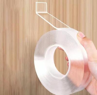 China Waterproof Nano Tape Double-sided Adhesive Item Fixing Cart Transparent for Wall Pendant White Waterproof Paper Bag Sealing Rubber Yangwei for sale