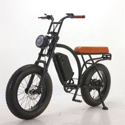 China Aluminum Alloy Inch 4.0 Big Fat Tire Ebike 48V 500W Electric Bike 20 Power Assisted Electric Snow Bike for sale