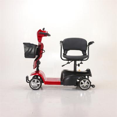 China Unisex In Stock China Offroad Motor Scooter Four Wheels Double Open Electric Rickshaw For Passengers for sale