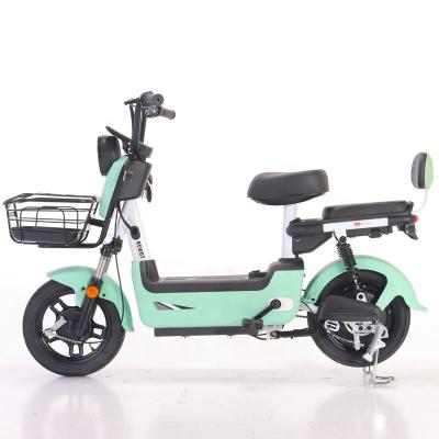 China 2022 new design steel electric bike electric bicycle for adult electric scooter removable battery for sale