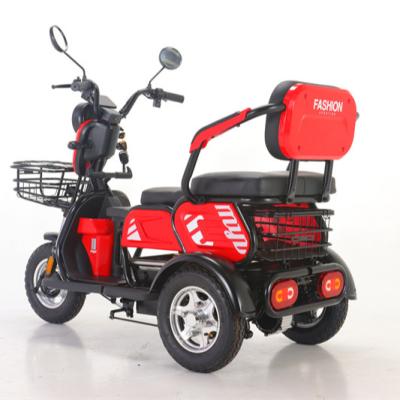 China New Product Adult Electric Truck Passenger Tricycle Truck Electric Scooter Automobile Bike 3-Wheel Seater 3-Wheel Manual Motorized Tricycle for sale