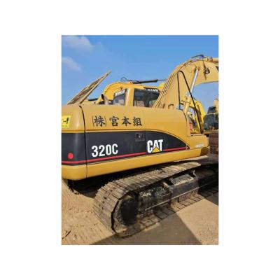 China Harga excavator crawler baru used cat 320c crawler equipment 320 C digger heavy excavator machine cat320c 0.8 for sale