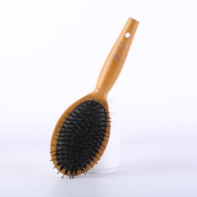 China Wholesale Nondisposable Anti-static Bristle Comb Teeth Nylon Detangling Hair Brush Bristle Brush for sale