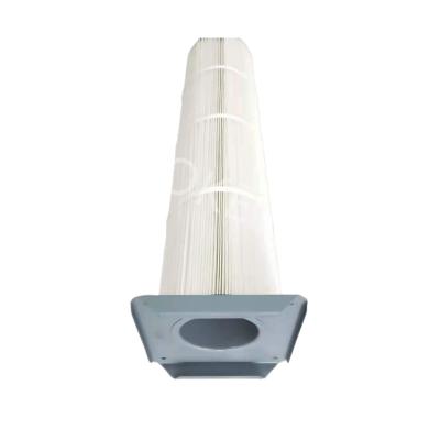 China Custom Square Chuck Cartridge Dust Collector Filter Flame Retardant for sale