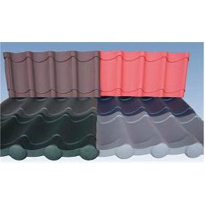 China Eclectic House Roof Pattern Steel Roofing Green Roof Tiles for sale