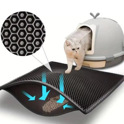 China Double-Layer Cat Litter Trapper - No More Sweeping! for sale