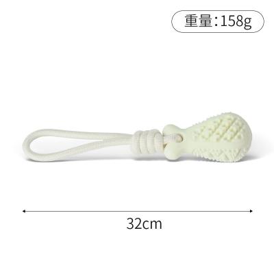 China Interactive Dog Chew Toy with Cotton Handle - Food Dispensing for Healthy Teeth - Durable Toy for Cats and Dogs for sale