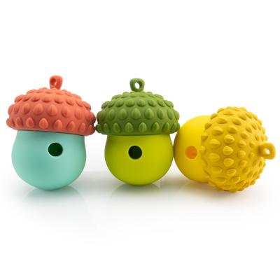 China Pet Silicone Berry Dispenser - Slow-Feeding Chew Toy for Cognitive Development - Interactive Play for Cats and Dogs for sale