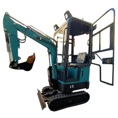 China Farms bagger 1.5 ton mini excavators hydraulic crawler diggers mini diggers 1 ton efficient price free shipping for sale