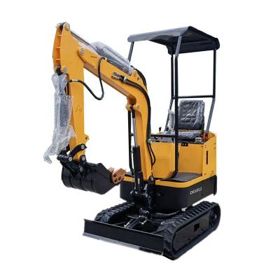 China Farms Earth Micro Displacement Machinery 1.2ton 0.8ton Mini Excavator With Free Bucket For Sale for sale