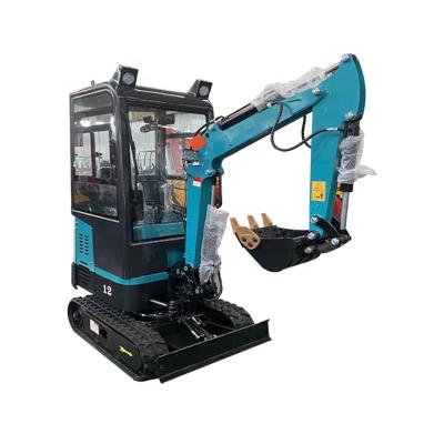 China Farms Free Shipping New Mini Excavator Price 1200kg 1.2 Ton Digger Digger With CE EPA For Sale Bagger for sale