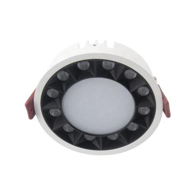 China Contemporary Ultra Thin LED Downlight 18w Anti Glare Spotlight SKD New Embedded Design for sale