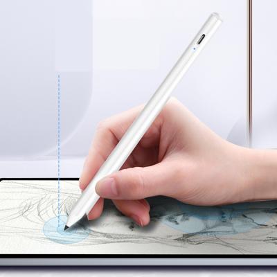 China Economical Aluminum Capacitive Touch Cell Phone Universal Stylus Pen Body One-piece Custom Printed Magnetic Stylus Pen For Tablet for sale