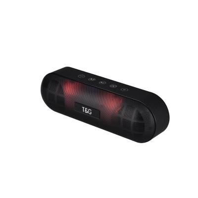 China Mini Wireless TG148 With LED Light Outdoor Super Bass Wireless BT Speaker for sale