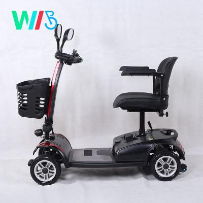 China Cheap Rubber+Aluminum Alloy And Fashion Mini Electric Mobility Scooter Disabled Single Seat Scooter For Disabled People for sale