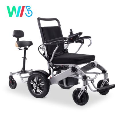 China Aluminum Alloy Folding Light Weight Easy Controller Small Electric Power Hospital Wheelchair for Travel/Disabled/Handicapped/Elderly for sale