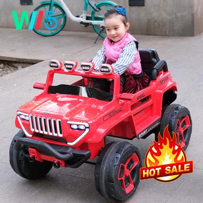 China Ride On Electric Toy Double Open Doors Children Car / 12V Battery Two Seat Ride On Children Car for sale