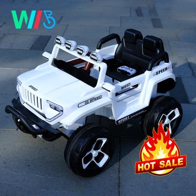 China Ride on Toy Children's Electric Car with Music Lights Early Education and Remote Control Four-Wheel Baby Car for sale