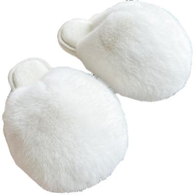 China 2021 Factory Wholesale Fashion Trend Women's Slippers Fashion Home Bedroom Women's Slippers Lovely Fluffy Winter Slippers for sale