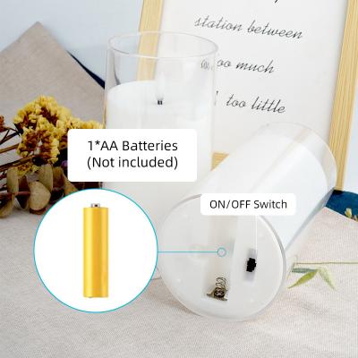 Chine Pillar LED Candle Candles électroniques avec télécommande alimenté par batterie Éclairage sans flamme Clignotant à vendre