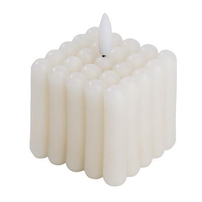 China LED Lanterns Real Wax Flameless LED Candles In Bullet Shape Battery Operated Warm White for sale