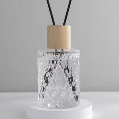 China Onregelmatige lege riet diffuser flessen Unieke glas riet diffuser fles Luxe Te koop