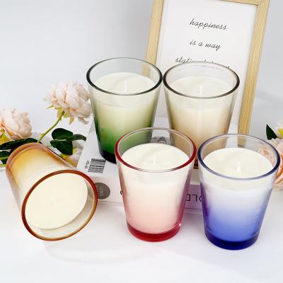 China Elegant Glass Jar Scented Candle Personalized for Home Decor Parties and Weddings for sale