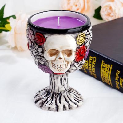 China Handmade Halloween and Easter Scented Candle in Glass Jar with Customized Fragrance for sale