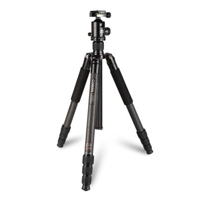 China Portable Digital Camera Coman Travel Carbon Fiber High Quality Heavy Duty Flexible Flexible Camera Tripod for sale