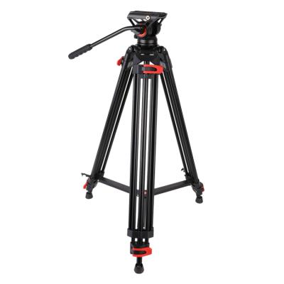 China Heavy Aluminum Video Camera Tripod Coman Professional Liquid Head Tripod189cm 10kg Payload Kit For Video Studio Shooting for sale