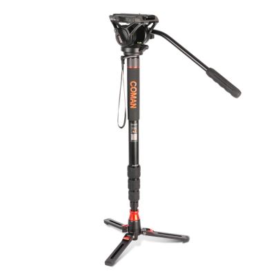 China Video Camera Coman Zhongshan Carbon Fiber Video Monopod With Max. Load 10KG 4 ball head for sale