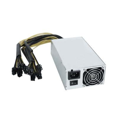 China Desktop Full Voltage 1800W Multichannel Power Supply Graphics Card Power Supply 110-240V Voltage for sale