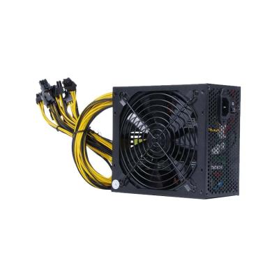 China PSU 1850W Power Supply Golden PC Power Supply Desktop Graphics Cards Support 6 GPU High Quality for sale