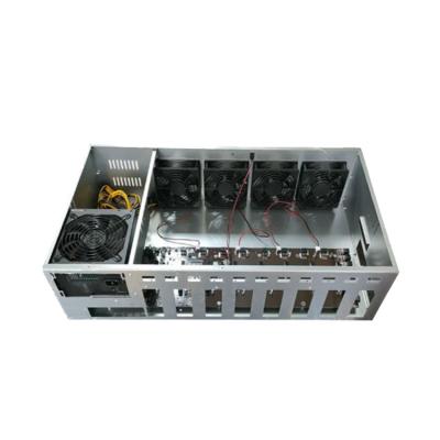 China With fan B85 motherboard gpu server case 8gpu 3070 graphics cards pc case with 3300w power supply for sale