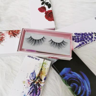 China 3d 15mm Mink Lashes Natural Wholesaler Real Mink Eyelashes 5D Mink Eyelashes Classic Hand Made Tapered Custom Tape Black Cotton Real for sale