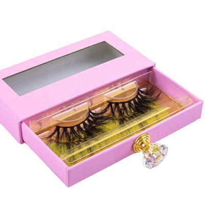 China Russian False Mink Eyelash 5D 25mm Mink Eyelashes 100% Long Curl Black Natural Soft Eyelash Wholesale Packing for sale