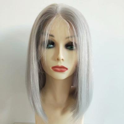 China Natura Brazil Wave Wig 14inch Lace Front Wig Platinum Blonde Hair Lace Front Custom Ash Blonde Silky Straight Wig Silky Straight Blonde for sale