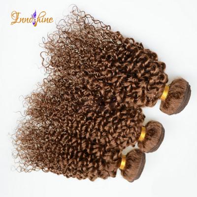 China Alibaba Kinky Curl Express 8A Grade Honey Brown Afro Kinky Curly 4c Hair Weaves Curly Hair Bundles For Black Women for sale