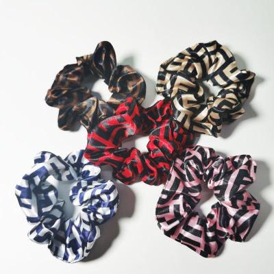 China Wholesale Fashion Trendy Wholesale INS Amazon Customiztion Satin Scrunchies Designer Elastic Silk Scrunchie for sale