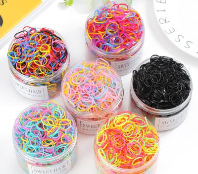 China 2021 fashionable high quality unbreakable high quality elastomer colorful disposable elastic rubber flat band for sale