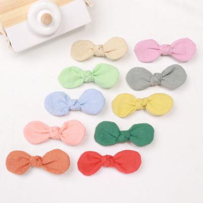 China 2020 new baby ears small cute high quality cute side hair clip candy cool color for sale