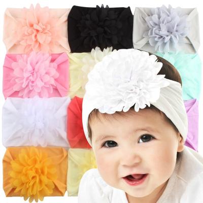 China Fashionable CIA Europe and America Hot Selling Children's Accessories Baby Elasticity Turban Headbands for sale