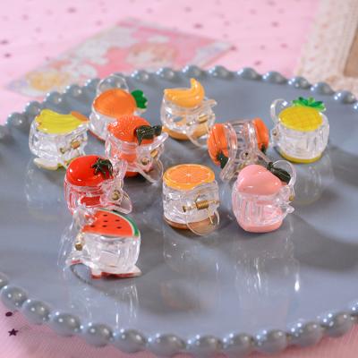 China Hair Accessories Summer Children's Hair Clip Korean Fashion Baby Hair Pins Fruits Hair Accessories for sale