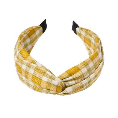 China Fashionable British Korean Striped Elastic Circle Band Hair Cloth Submarine Style Soft Girls Hair for sale