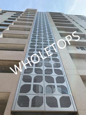 China 2.5mm 3.0mm Outdoor Aluminum Perforated Panels / Aluminum Cladding Panels for sale